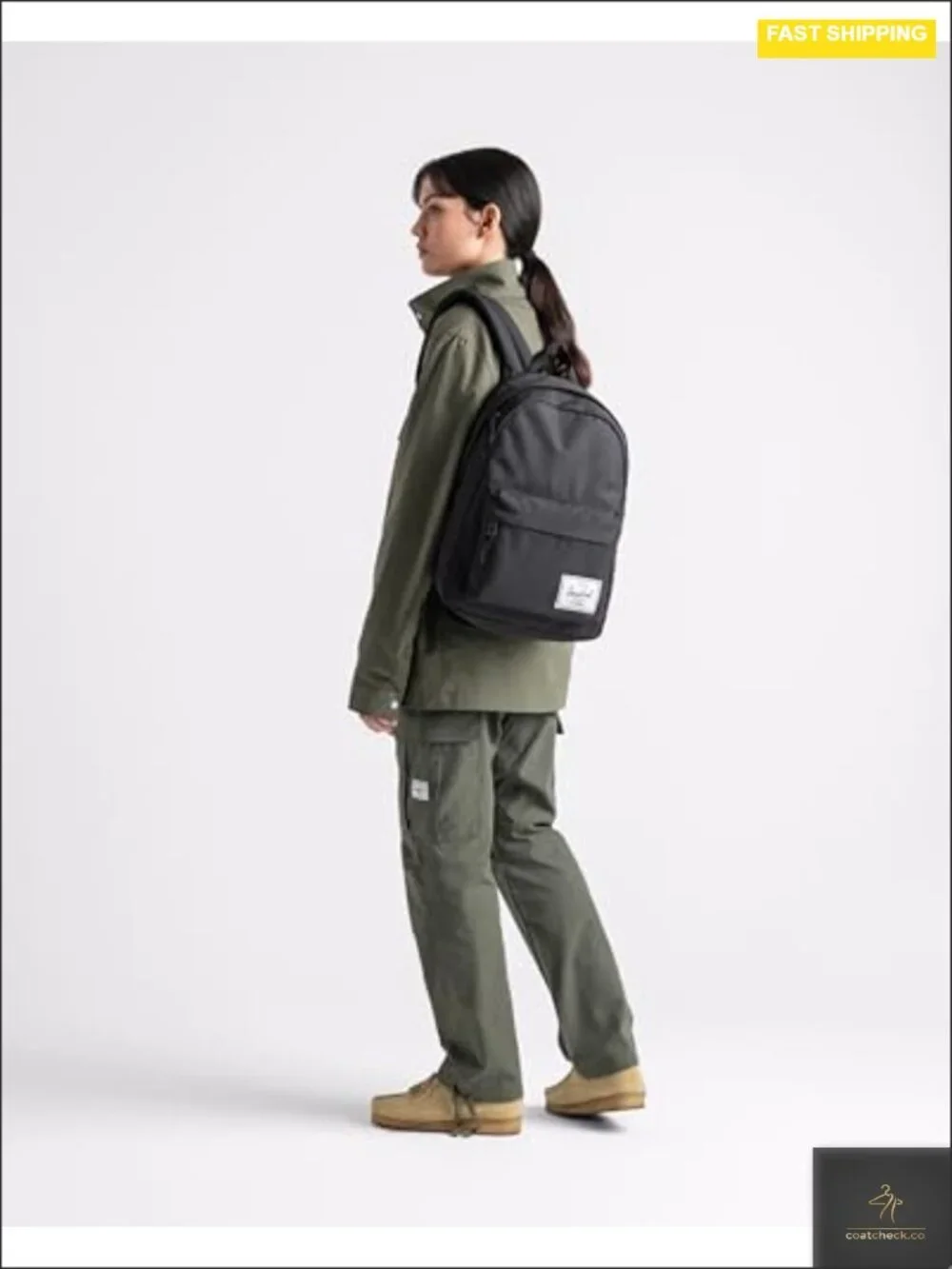 Recycled Polyester Backpack with Laptop Sleeve, 26L